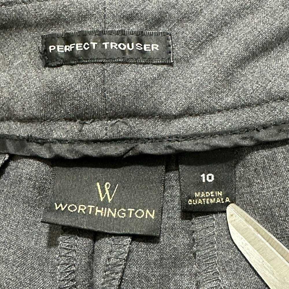 Other Worthington 10 Perfect Gray Dress Pants 31"… - image 5