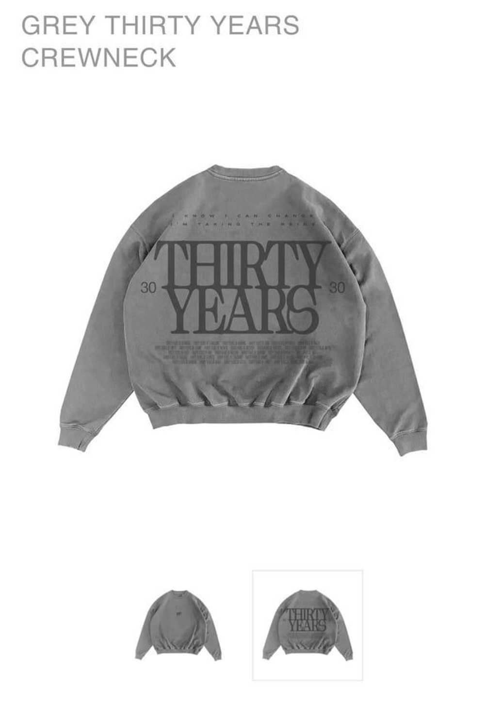 Comfort Colors NF Real Music Grey Thirty Years Cr… - image 1