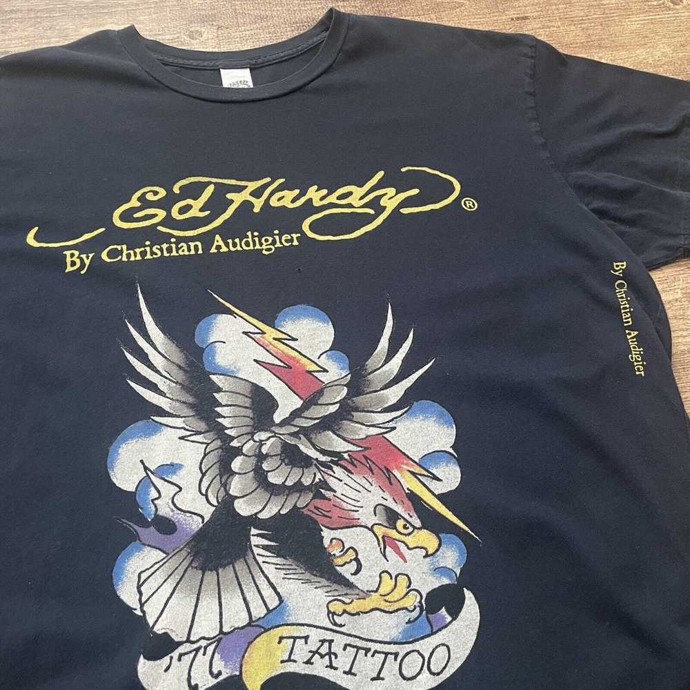 Ed Hardy × Vintage Vintage Y2K Ed Hardy T-Shirt M… - image 4