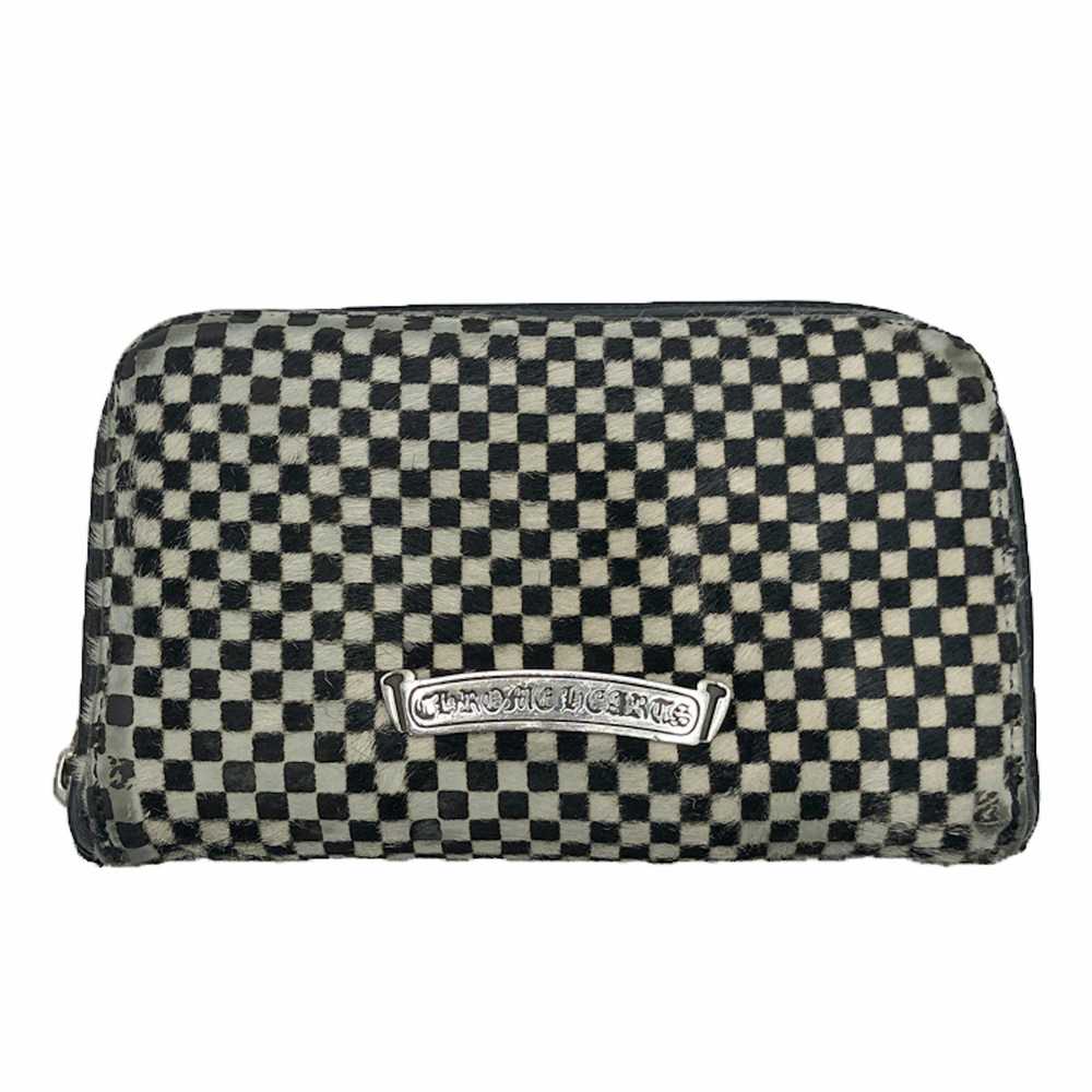 Chrome Hearts Chrome Hearts Compact Checkered Zipper … - Gem