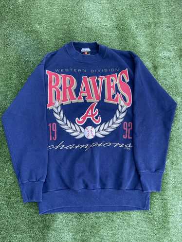 VINTAGE MLB ATLANTA BRAVES 1992 LOGO 7 TEE SHIRT XL MADE IN USA – Vintage  rare usa
