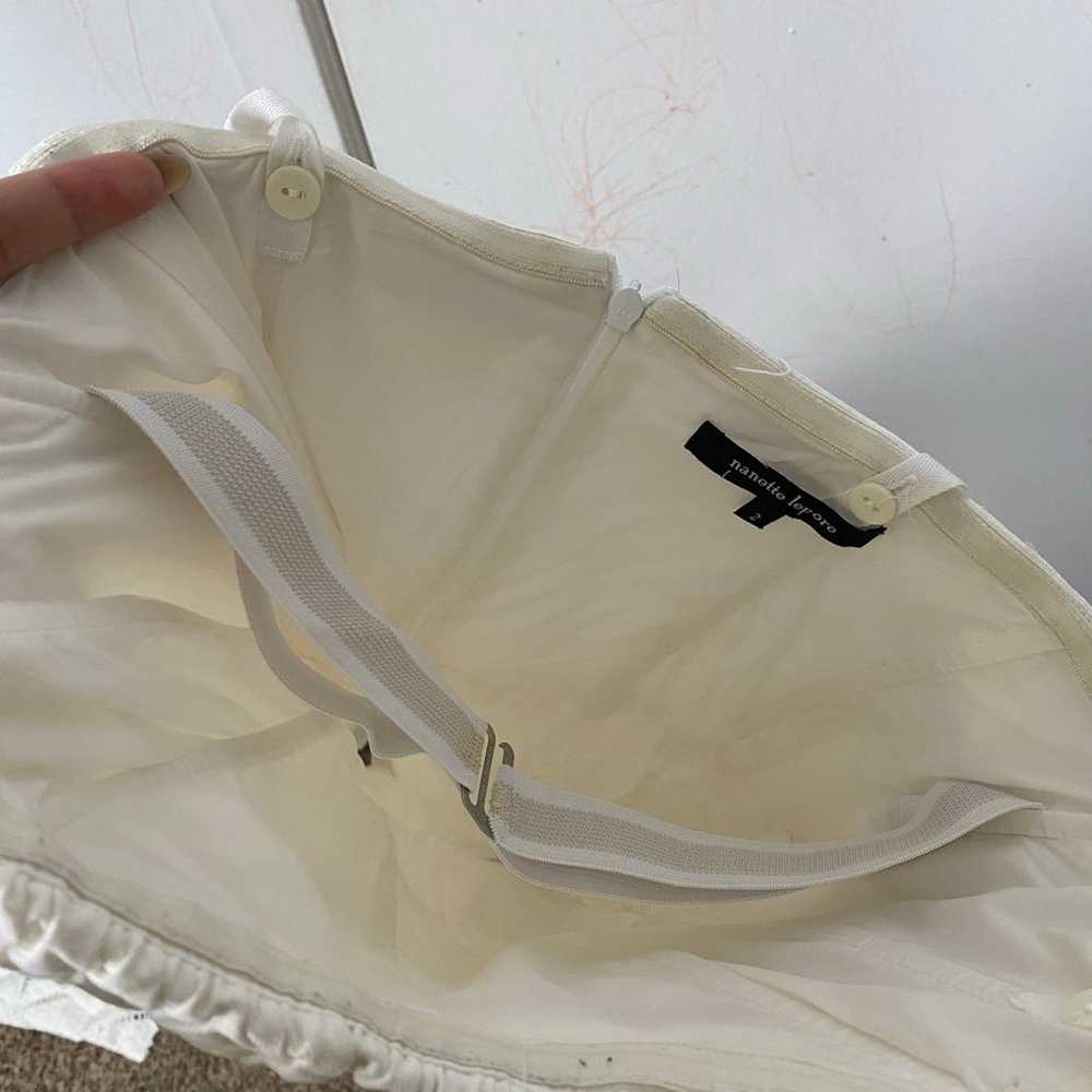 Nanette Lepore Amorous White Dress Convertible St… - image 9