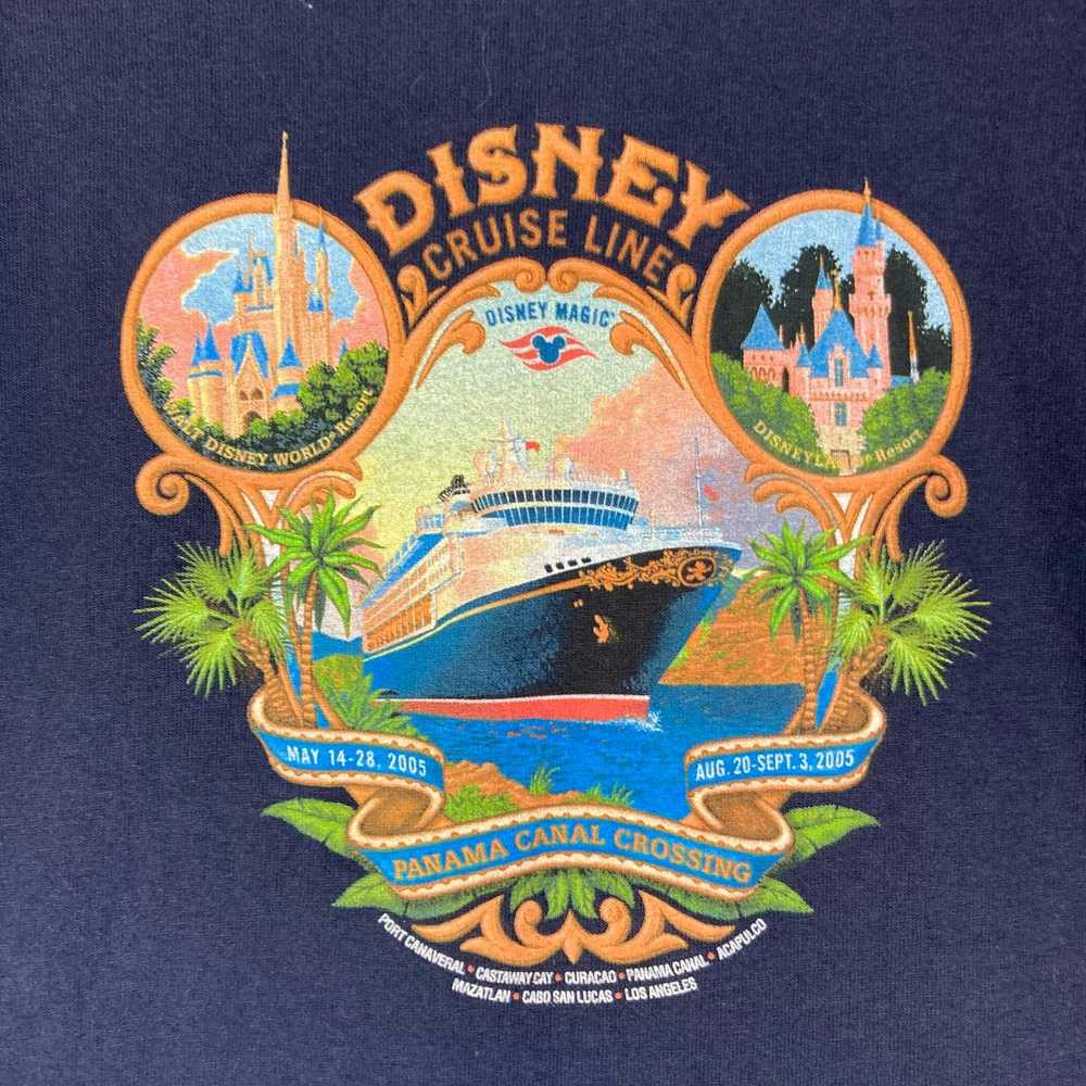 Disney 2005 Disney Cruise Line Shirt Panama Canal… - image 3
