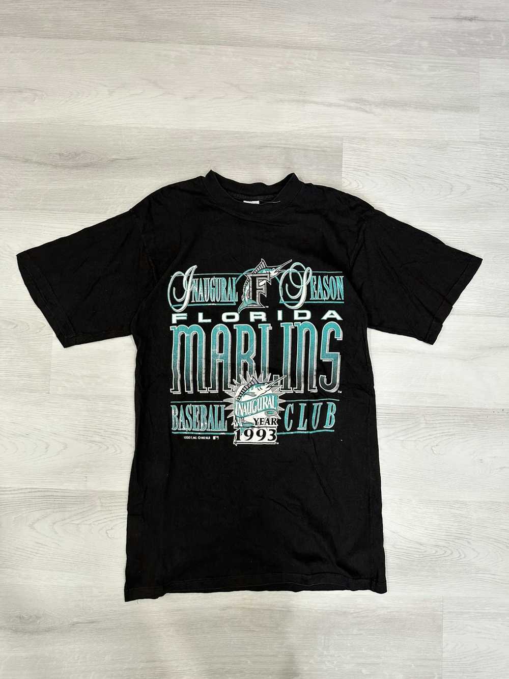 Vintage 1990S FLORIDA MARLINS TEE - image 1