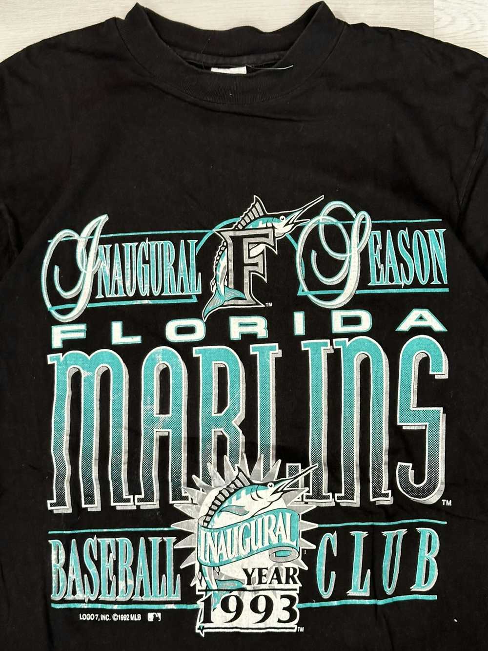 Vintage 1990S FLORIDA MARLINS TEE - image 2