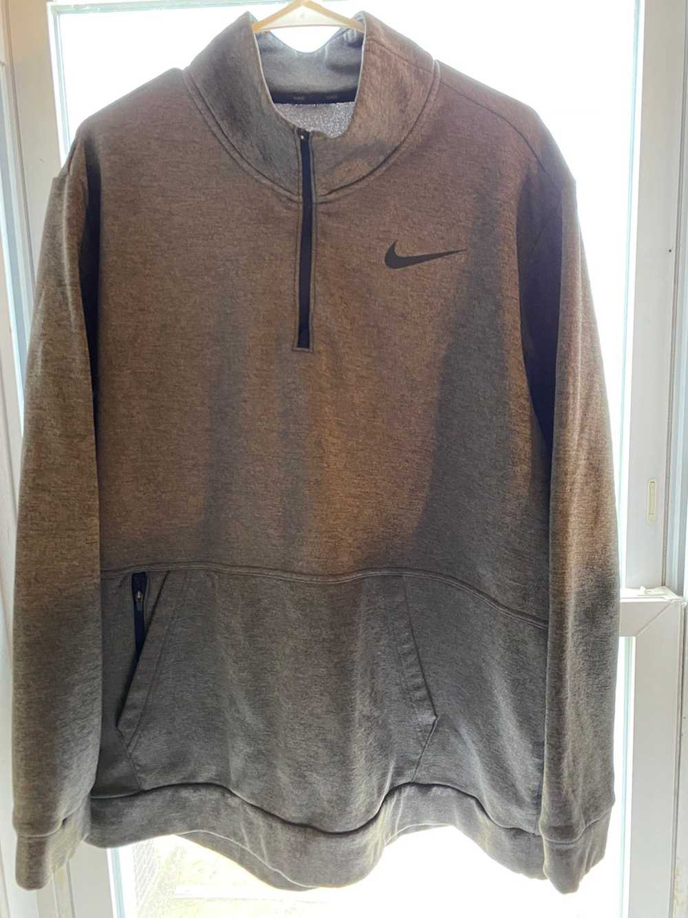 Nike Nike Gray Therma-Fit Quarter Zip - image 1