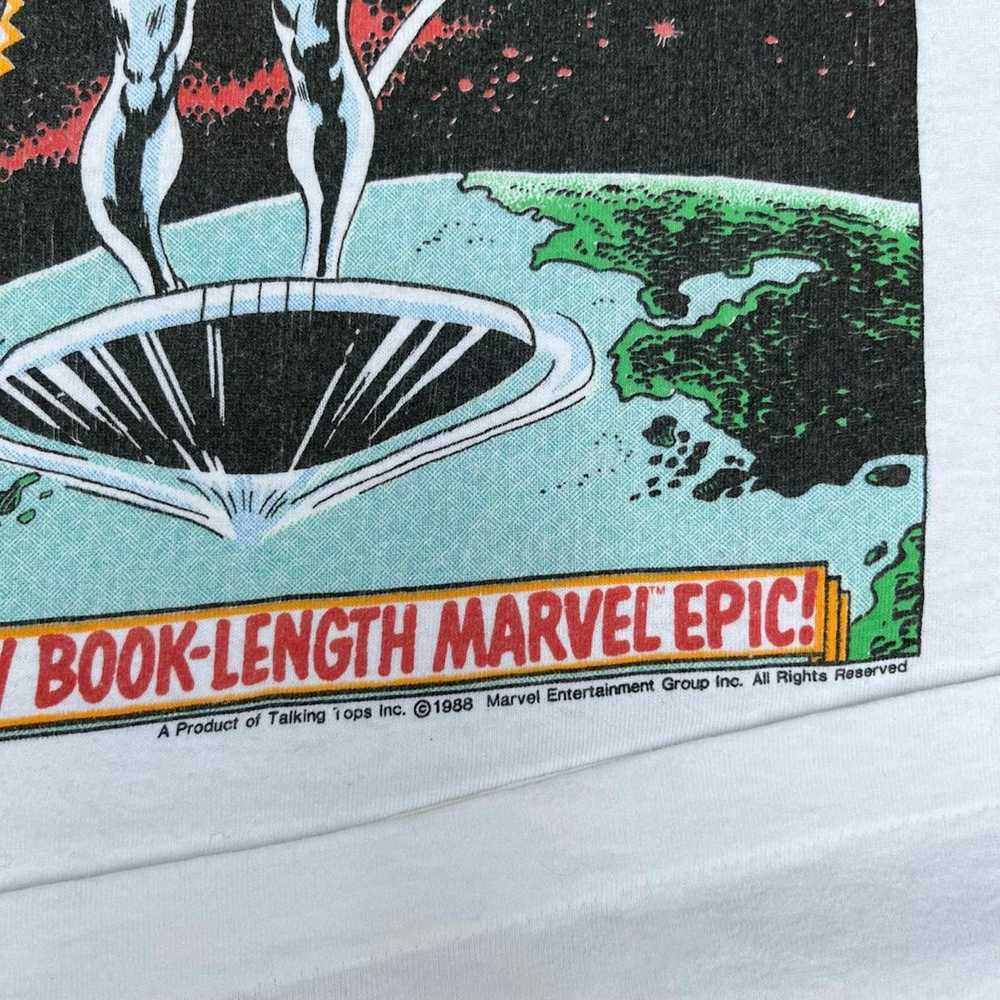 Made In Usa × Marvel Comics × Vintage Silver Surf… - image 3