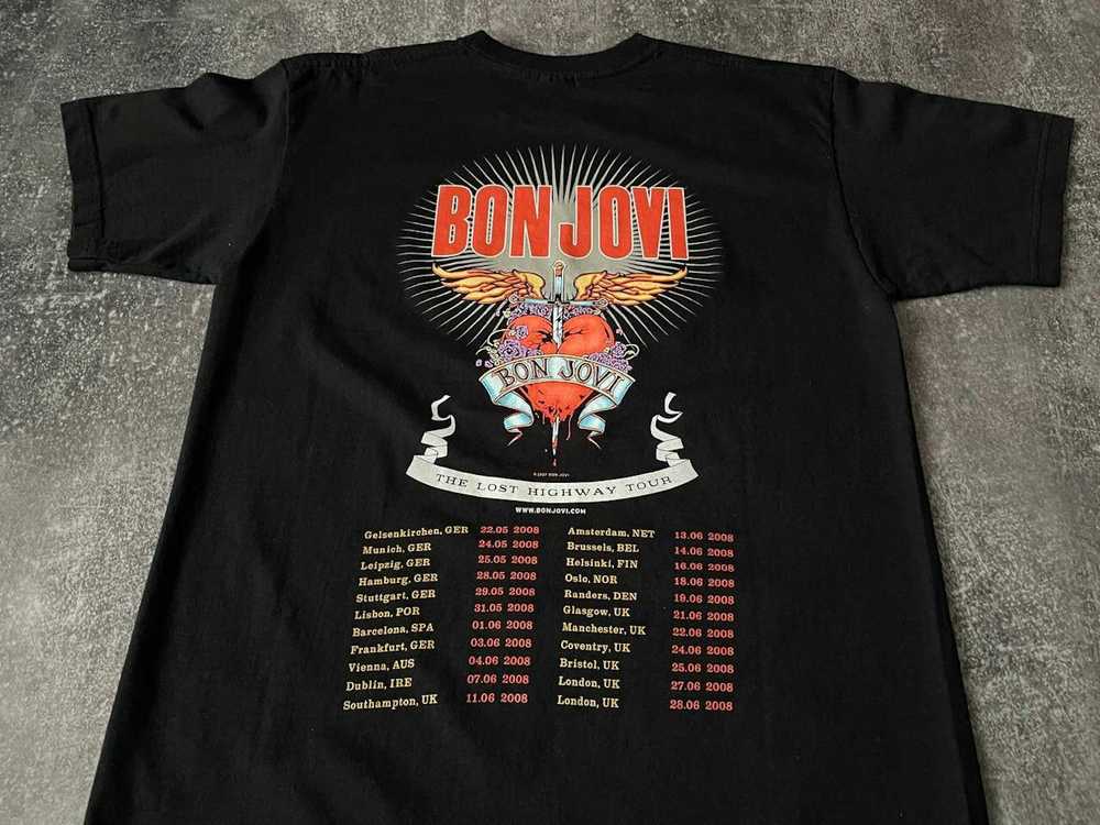 Bon Jovi × Rock T Shirt × Vintage Vintage 2007 Bo… - image 2