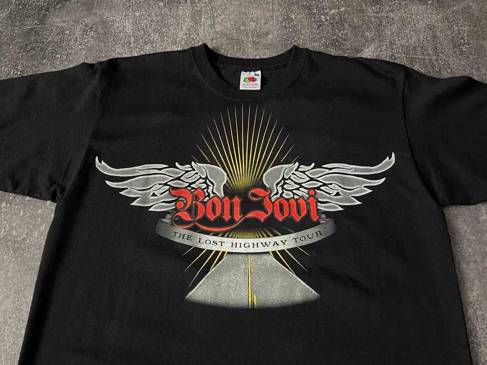 Bon Jovi × Rock T Shirt × Vintage Vintage 2007 Bo… - image 4