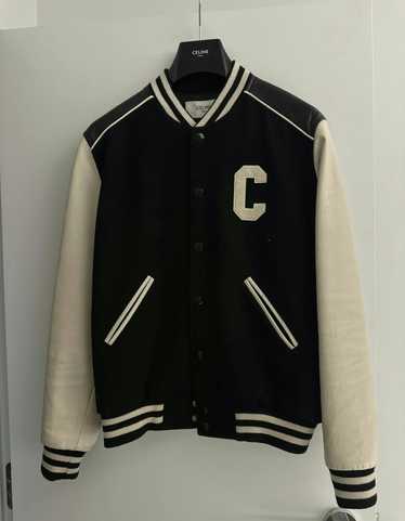 Celine Celine Teddy jacket logo C