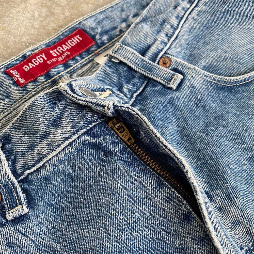 Levi's × Vintage Size 30x29.5 Vintage Levis 579 B… - image 9