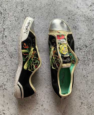 Ed Hardy Ed hardy vintage low top sheakers - image 1