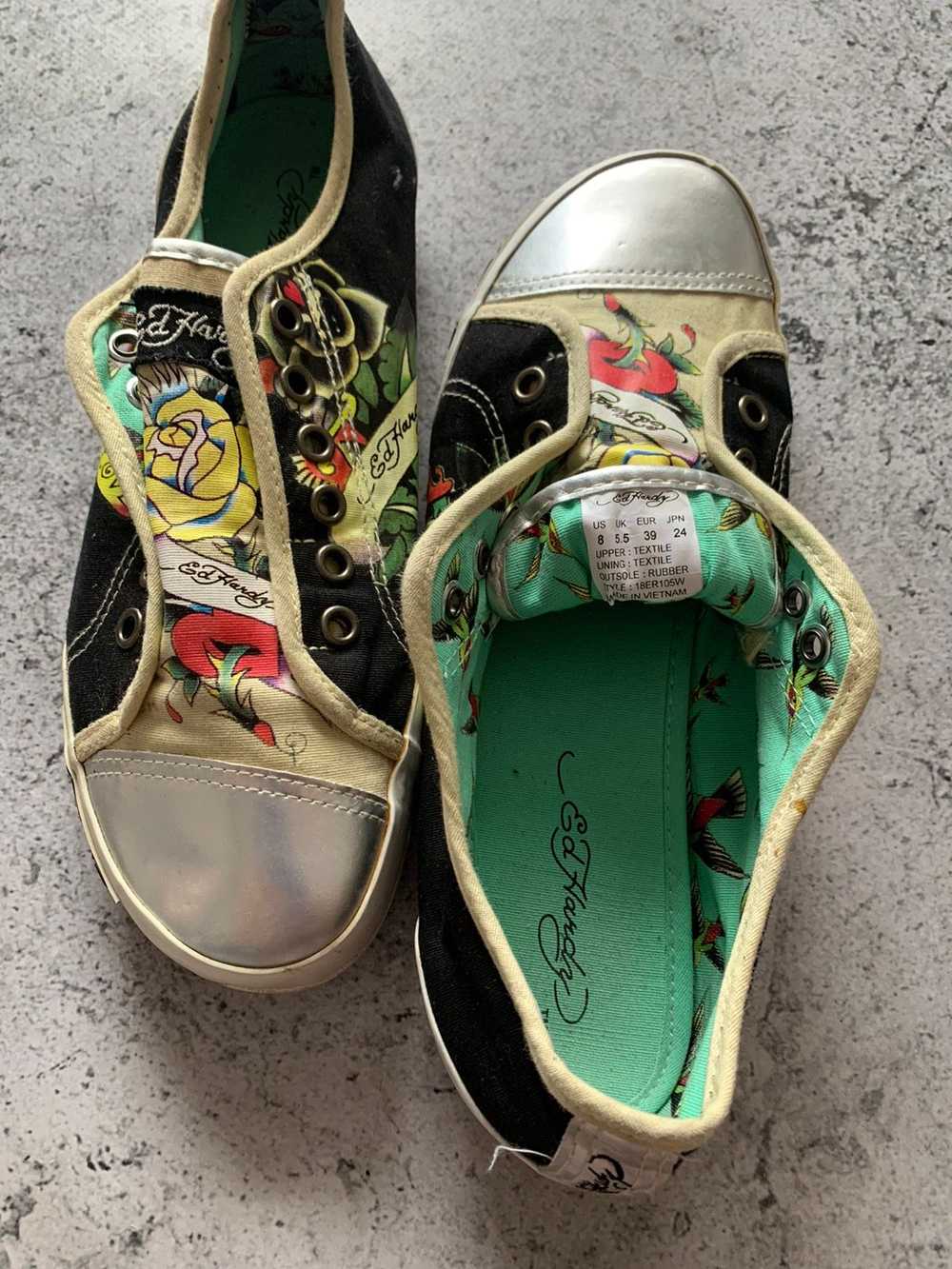 Ed Hardy Ed hardy vintage low top sheakers - image 4