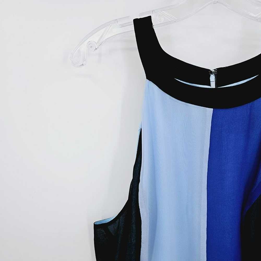 Modcloth Peachy Queen High Low Midi Dress 2X Blue… - image 3