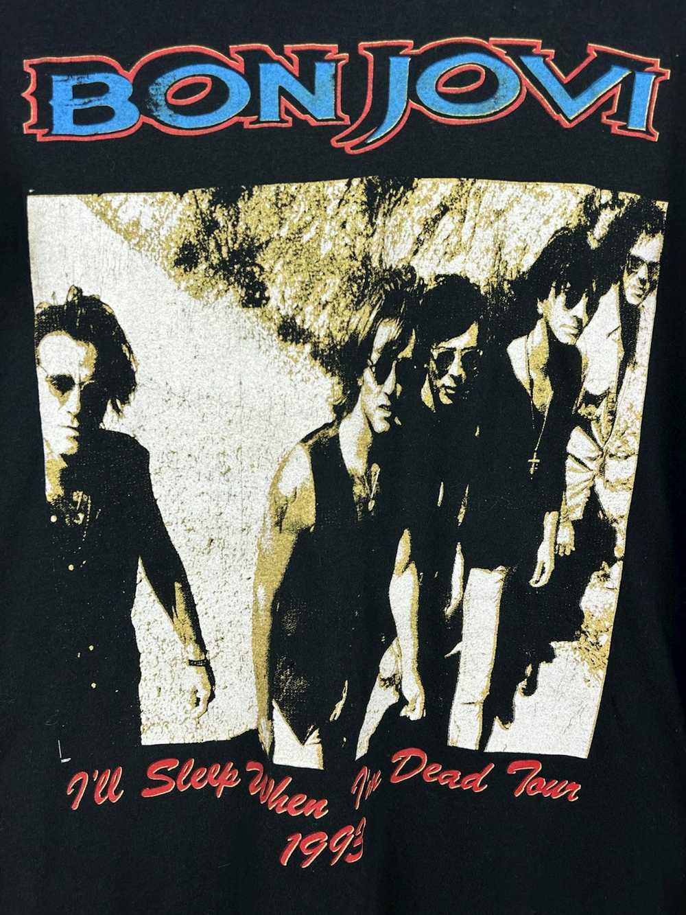 Band Tees × Bon Jovi × Vintage 90s Vintage Bon Jo… - image 2