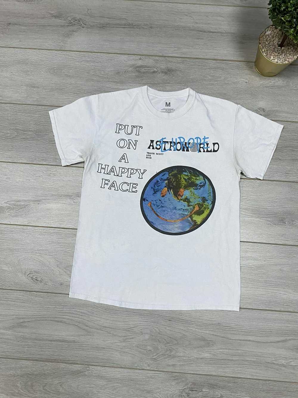 Travis Scott Astroworld Put on a Happy Face Tee - image 4