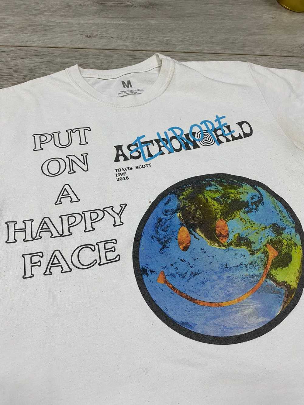 Travis Scott Astroworld Put on a Happy Face Tee - image 5