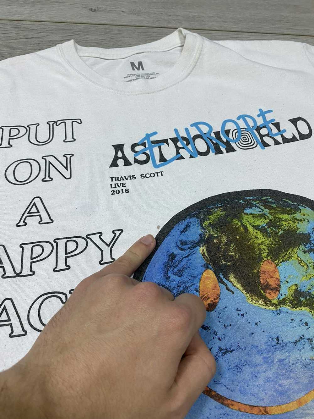 Travis Scott Astroworld Put on a Happy Face Tee - image 7