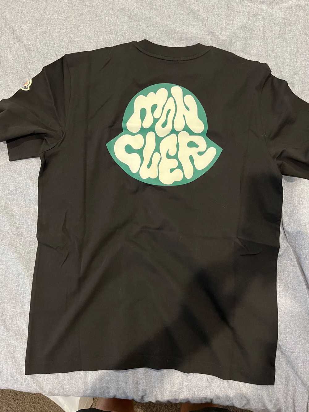 Moncler Moncler | Basic Print T-Shirt (Black) - image 2