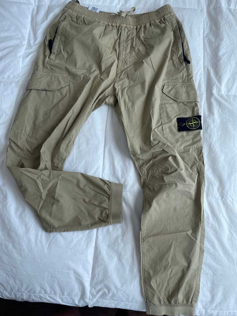 Stone Island Stone Island Khaki Joggers - image 1