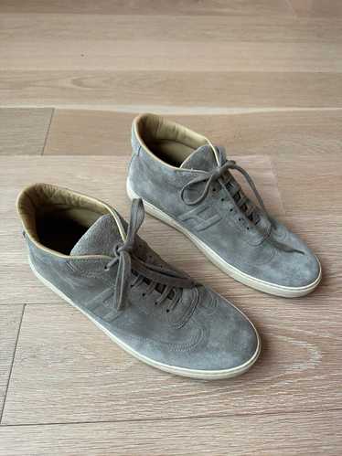 Hermes Hermes High-Top Suede Sneakers