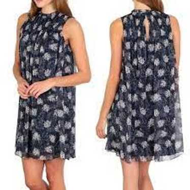 Joie Baltic Print Mini Dress Relaxed A Line High … - image 1