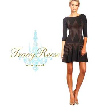 Tracy Reese New York Silk/Wool Blend Flared Skirt… - image 1