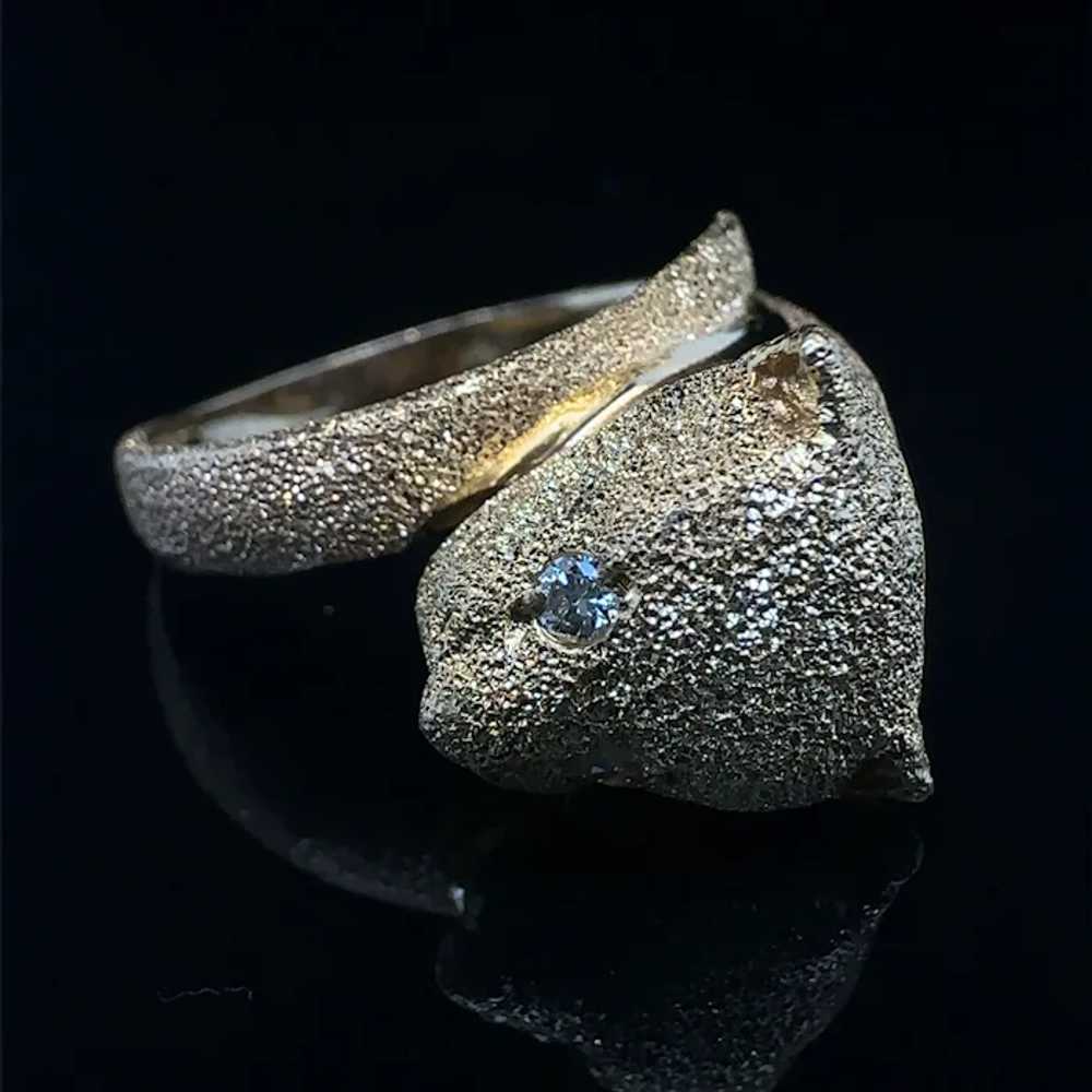 14k Panther Diamond Ring - image 9