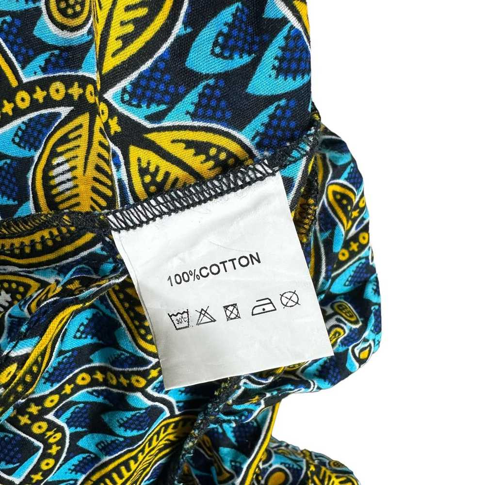 OFUURE African Vibrant Pattern Halter Hi-Low Dres… - image 8