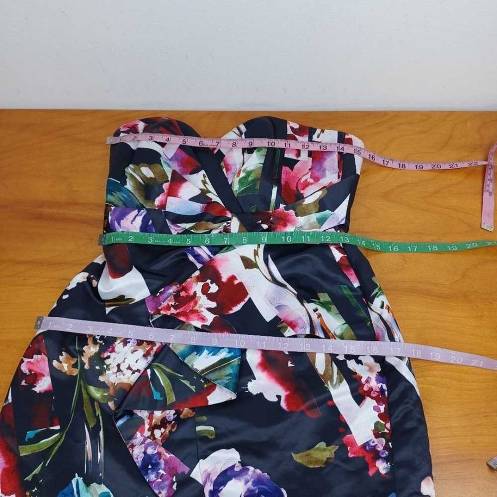 Parker Wendy Floral Dress Size 2 In Striped Marga… - image 11