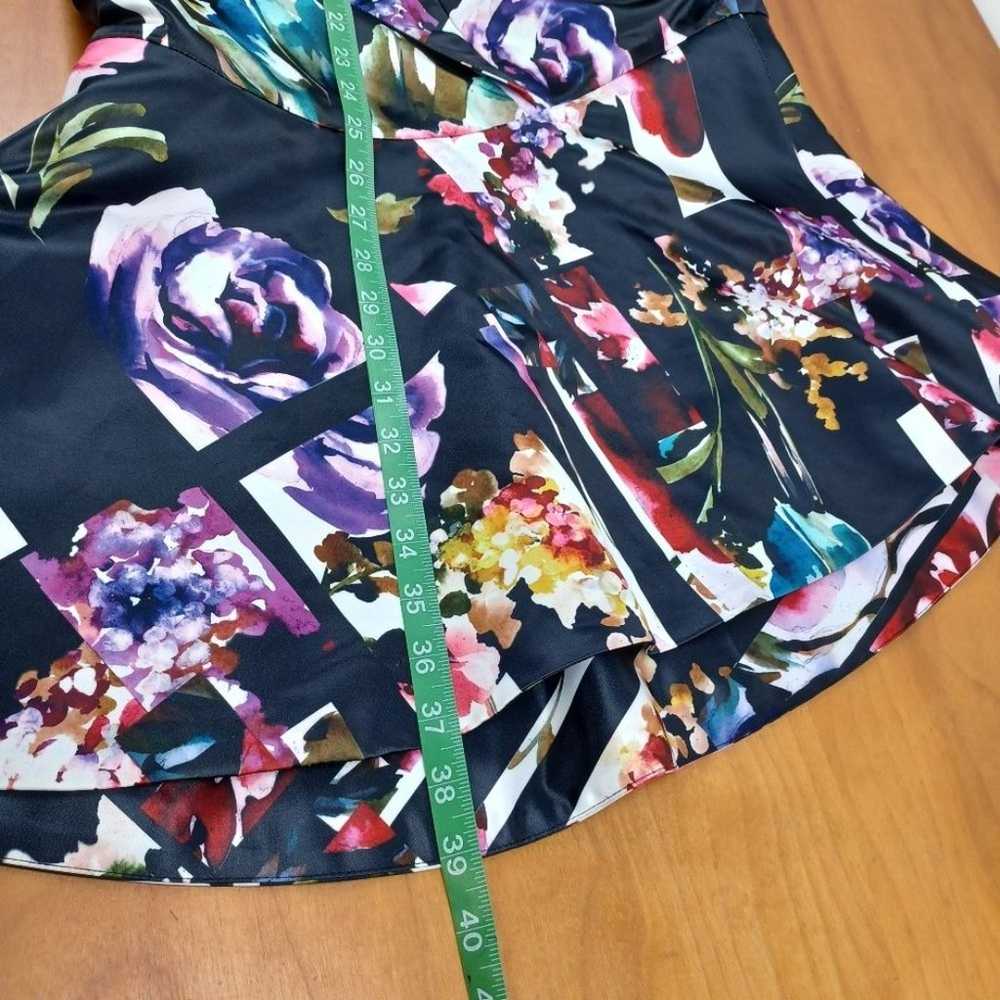 Parker Wendy Floral Dress Size 2 In Striped Marga… - image 12