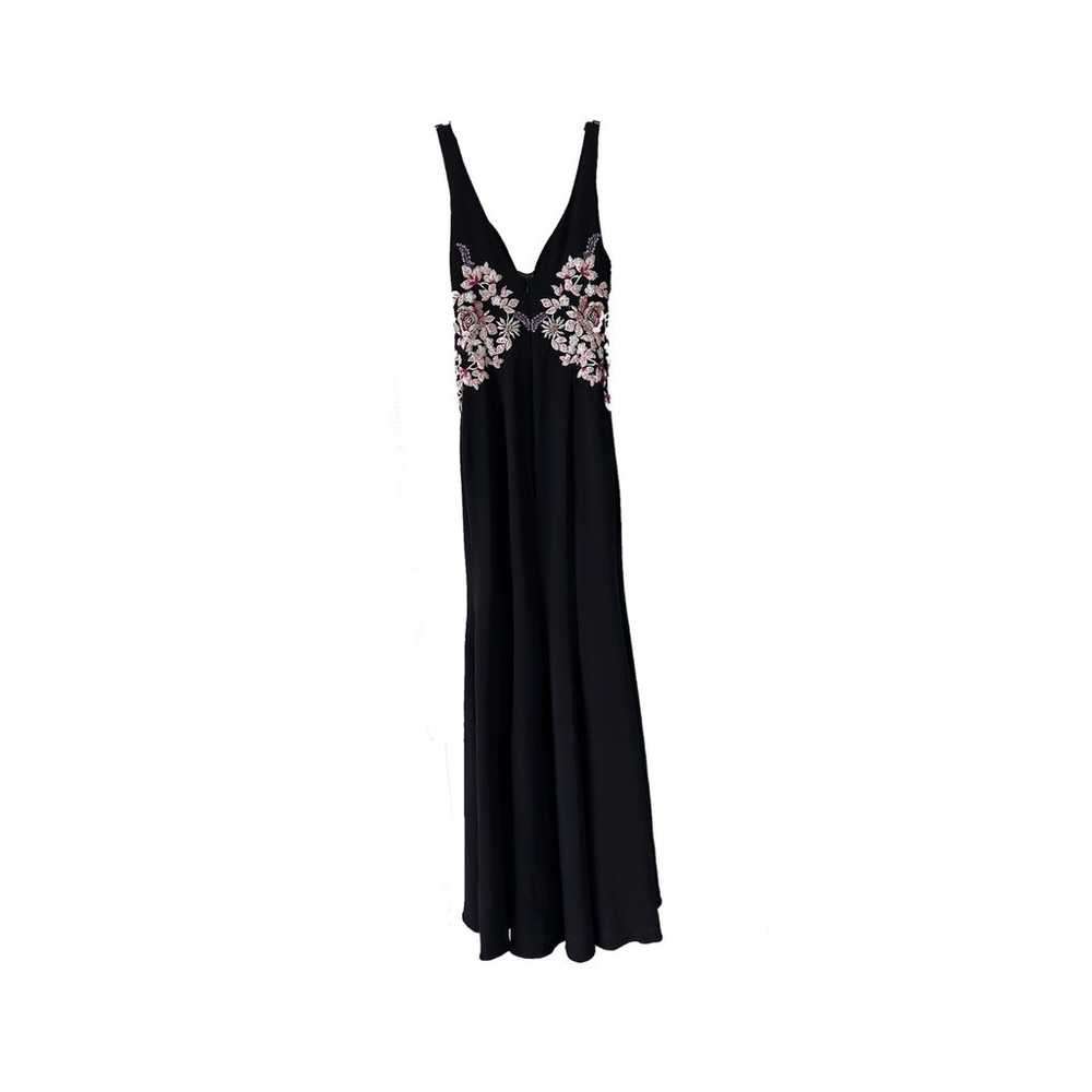 Used once Xscape Women's Long Ity Dress with Embr… - image 3