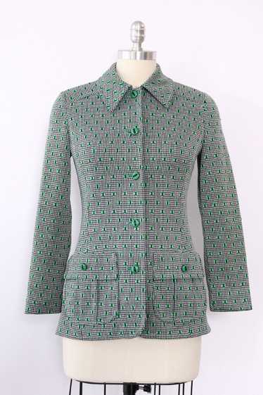 Dotted Houndstooth Shacket XS/S