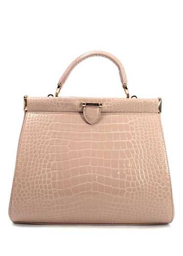 Managed by hewi Aspinal Pale Pink Croc Embossed Pa