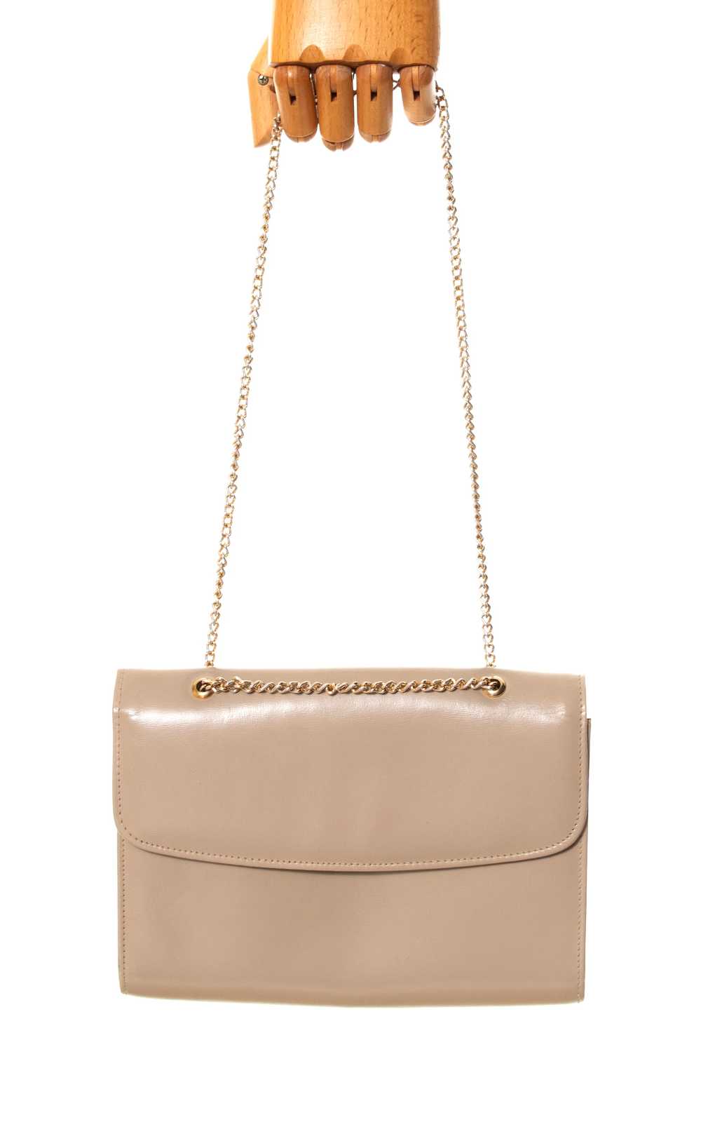 1970s Dual-Length Strap Leather Handbag - image 2