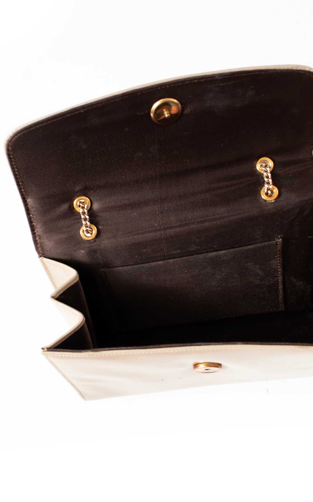 1970s Dual-Length Strap Leather Handbag - image 7