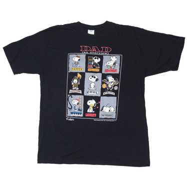 Vintage Peanuts Snoopy Dad T-Shirt S.Stitch Made … - image 1