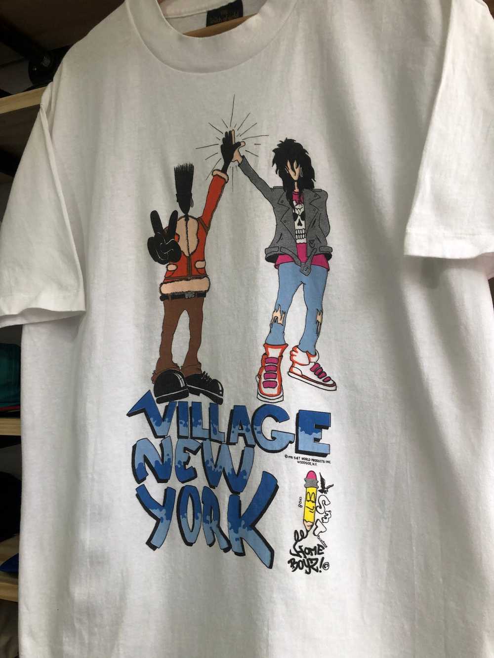 Vintage 1991 Village New York Tee Size XL - image 2