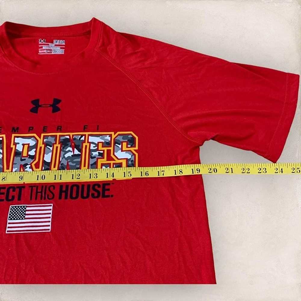 US Marines Under Armour T-Shirt Men Size Small Lo… - image 3