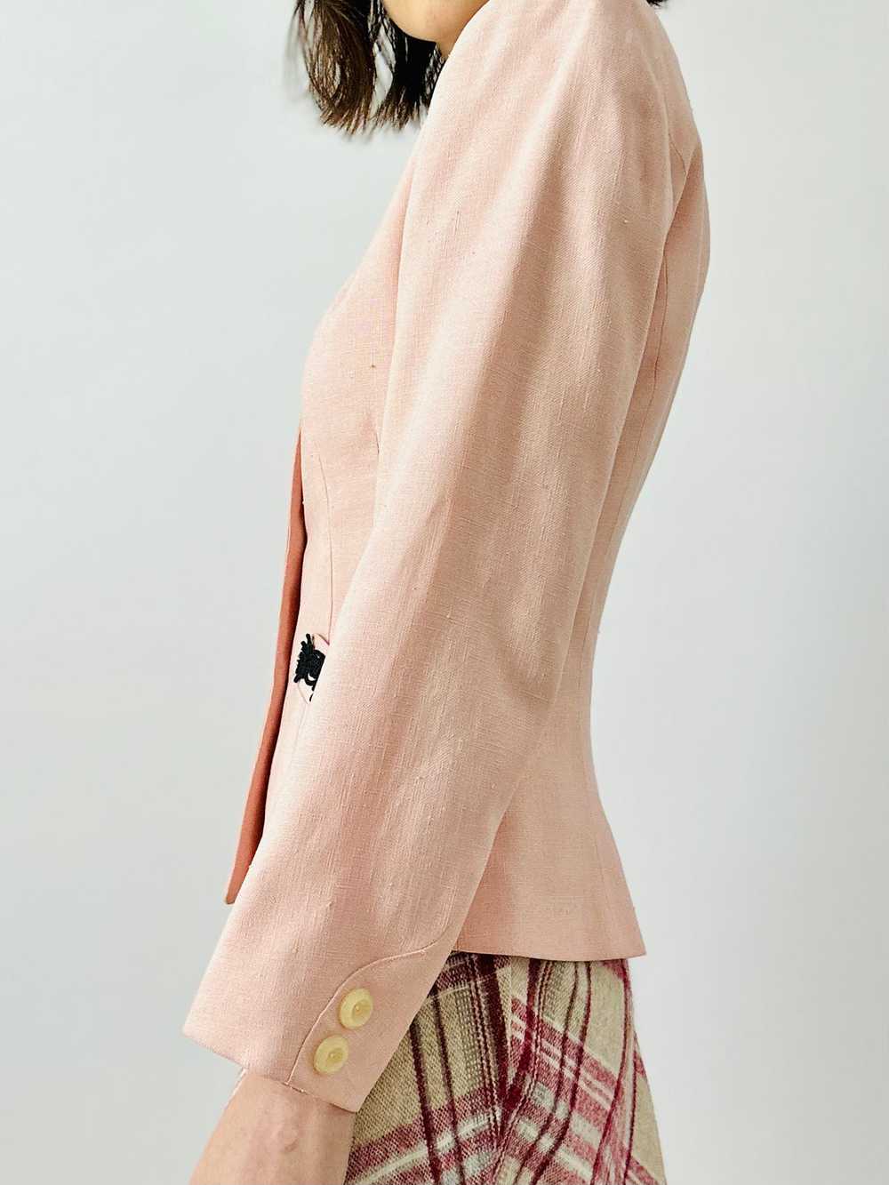 Vintage 1940s dusty pink jacket - image 4