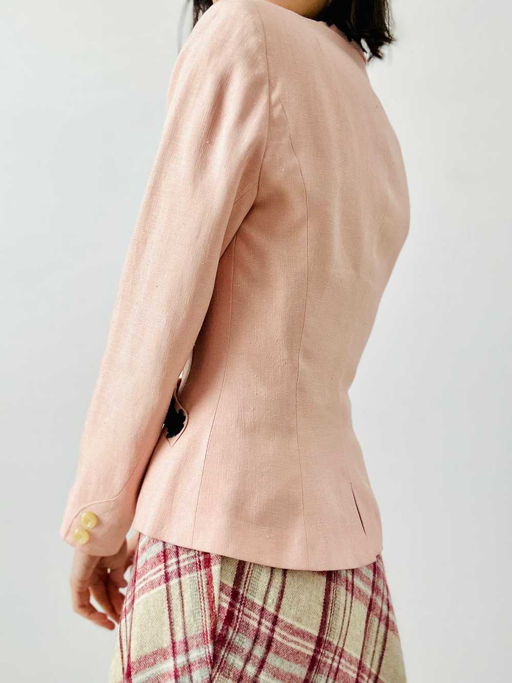 Vintage 1940s dusty pink jacket - image 7