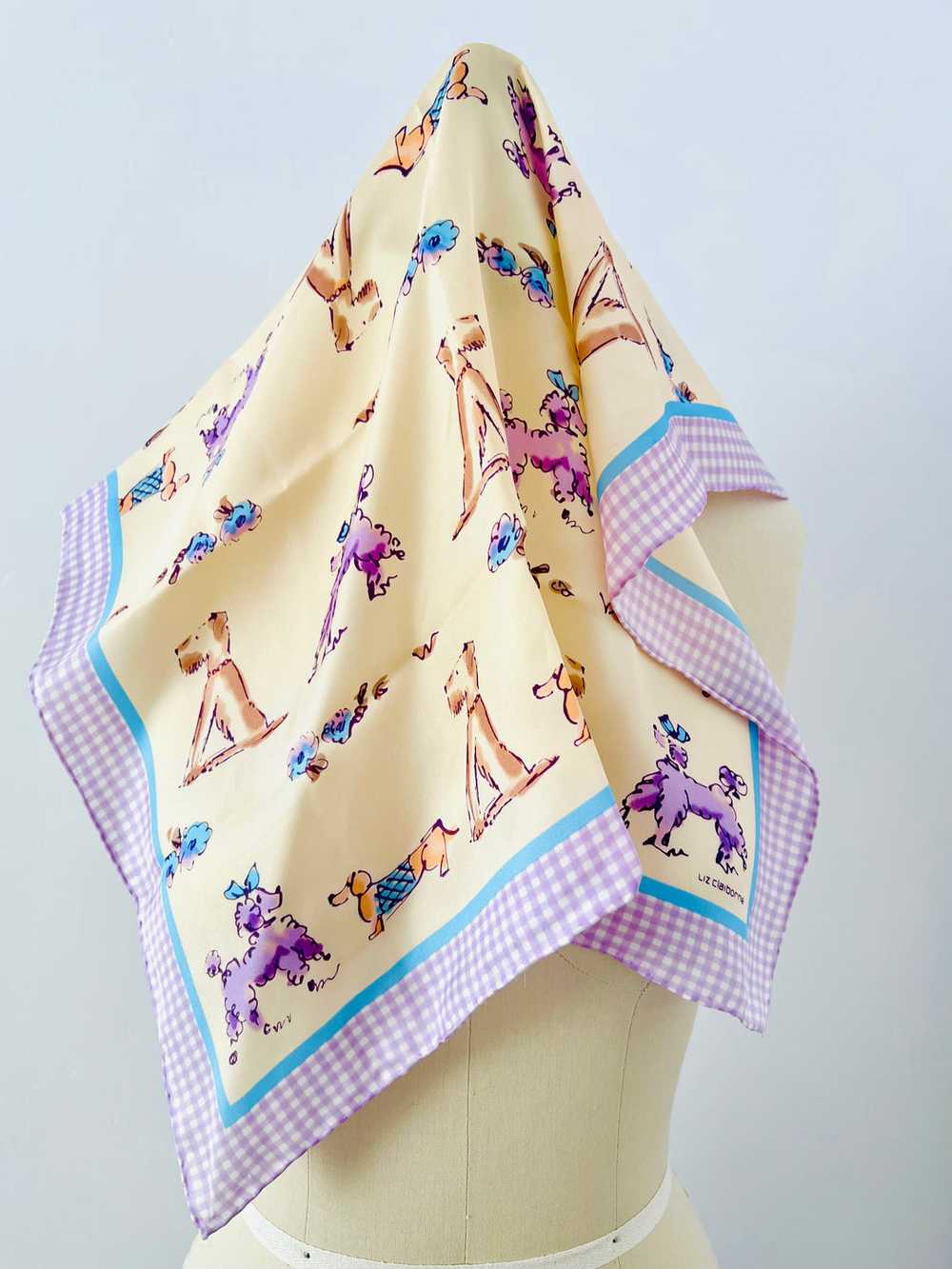 Vintage doggies novelty print bandana/ scarf - image 2