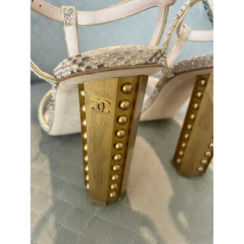 Chanel Exotic leathers sandal - image 6