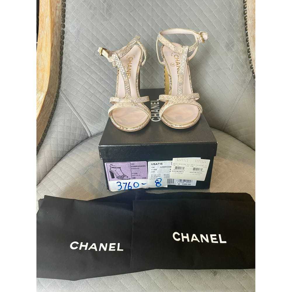 Chanel Exotic leathers sandal - image 8