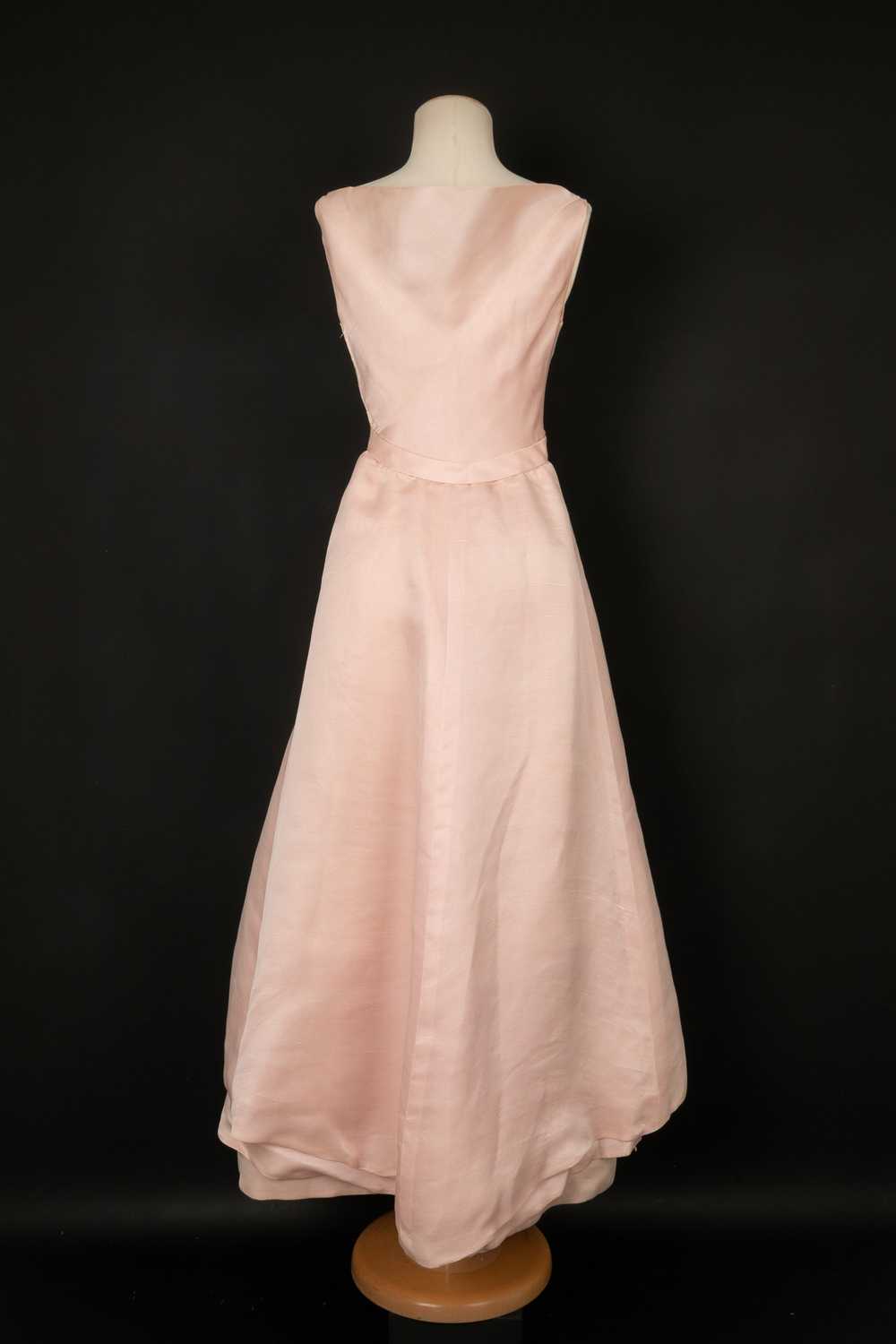 Jeanne Lanvin pink dress Haute Couture circa 1965 - image 3