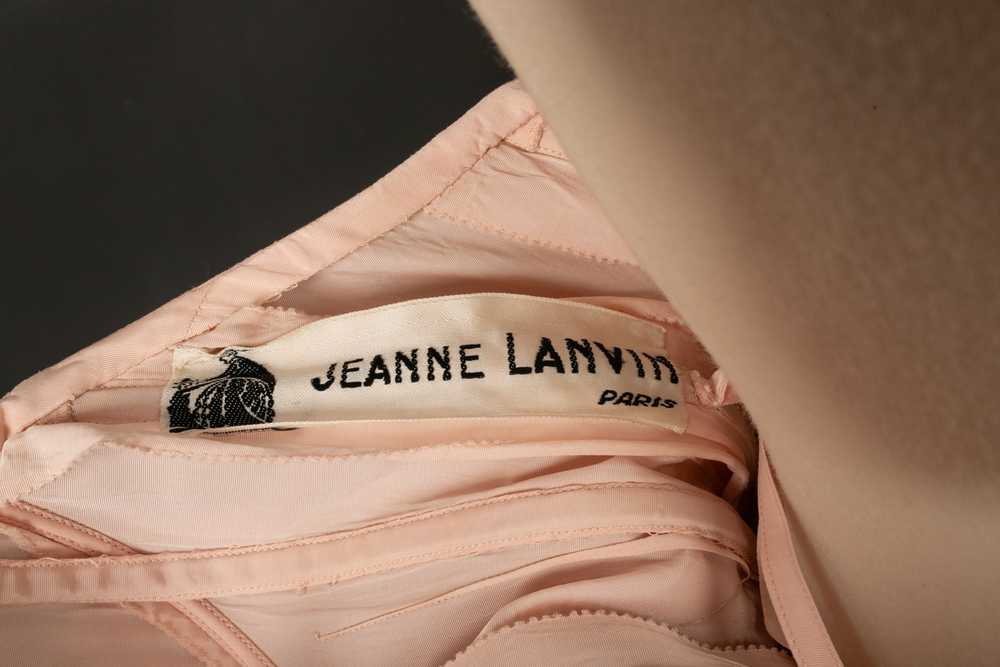 Jeanne Lanvin pink dress Haute Couture circa 1965 - image 9