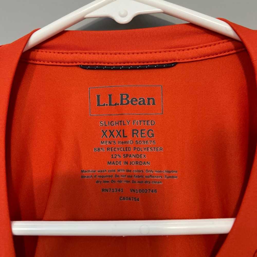 L.L. Bean mens swift river cooling rash guard XXXL - image 3