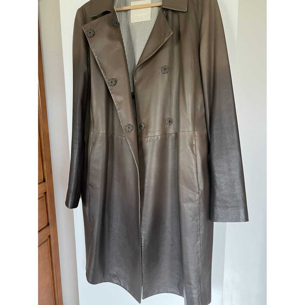 Max Mara 's Leather coat - image 3