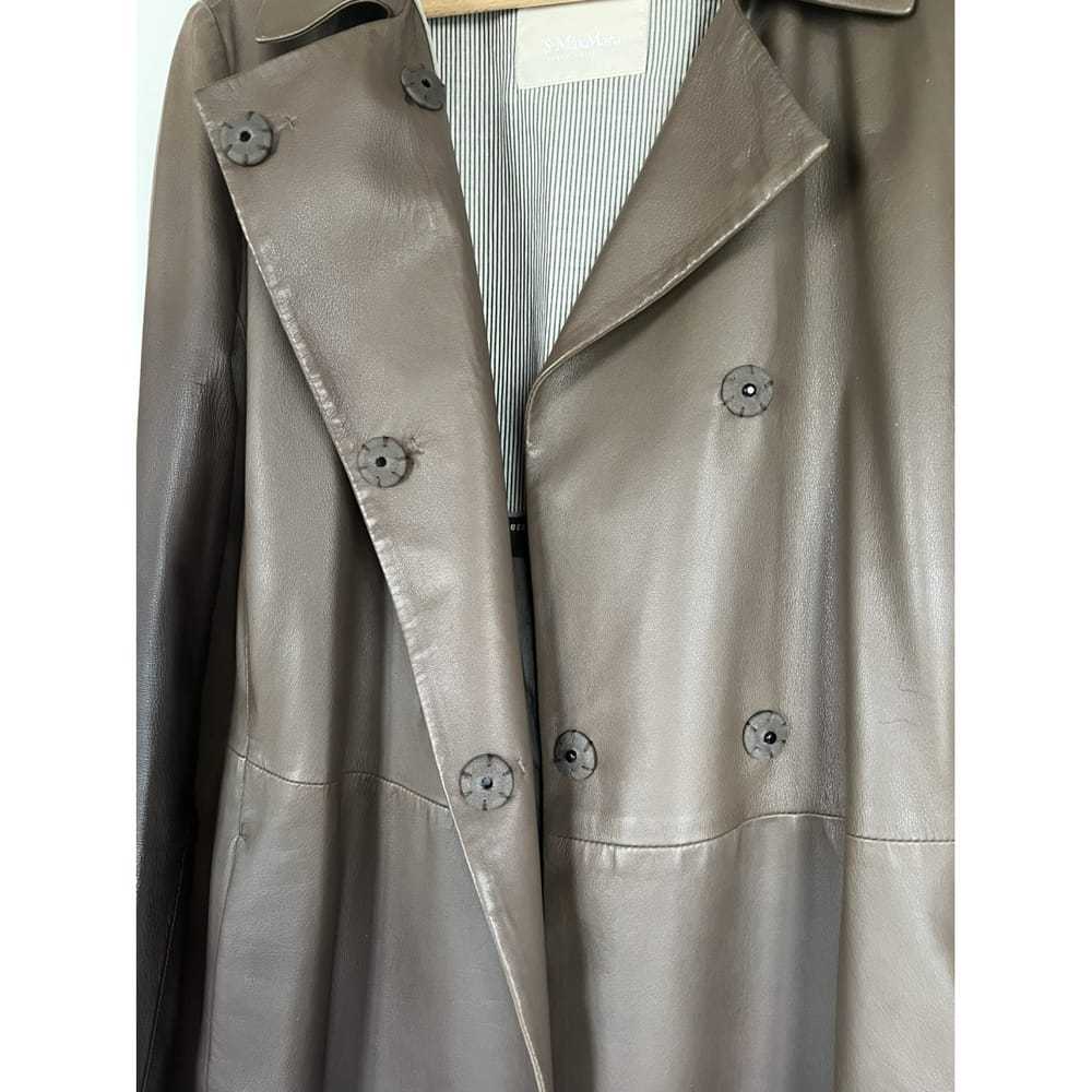 Max Mara 's Leather coat - image 4