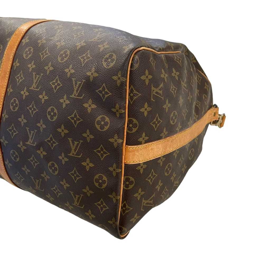 Louis Vuitton Keepall leather travel bag - image 10